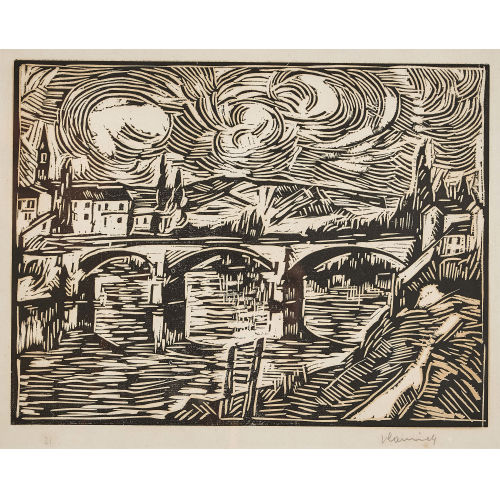 MAURICE DE VLAMINCK : 'Le Pont � Chatou' (DOBIASCHOFSKY AUKTIONEN AG)