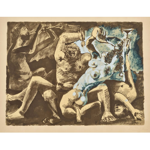 PABLO PICASSO : 'Bacchanale' (DOBIASCHOFSKY AUKTIONEN AG)