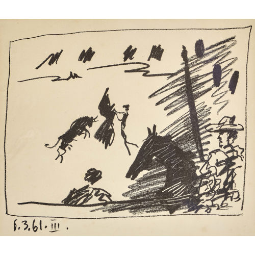 PABLO PICASSO : 'Jeu de la Cape' (DOBIASCHOFSKY AUKTIONEN AG)