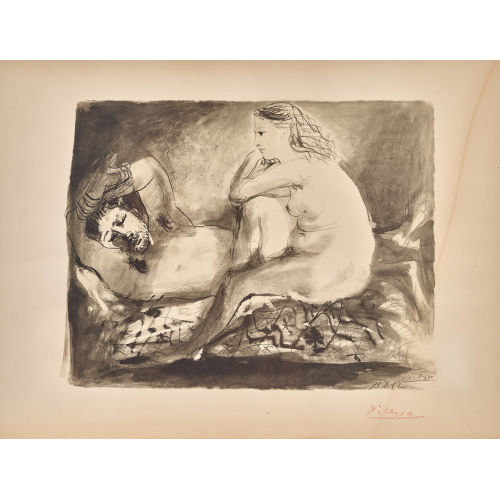 PABLO PICASSO : 'Le dormeur' (DOBIASCHOFSKY AUKTIONEN AG)
