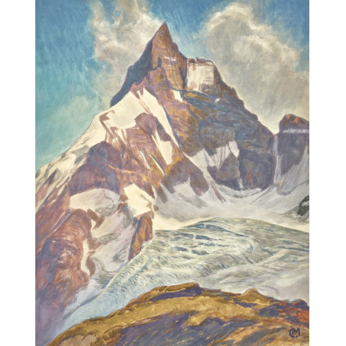 CARL FRANZ MOOS : 'Zinal-Rothorn' (DOBIASCHOFSKY AUKTIONEN AG)