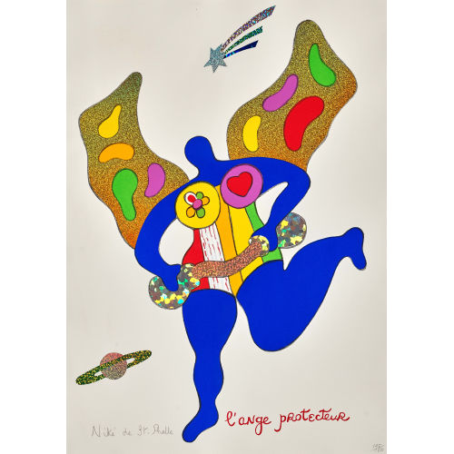 NIKI DE SAINT PHALLE : 'L'ange protecteur' (DOBIASCHOFSKY AUKTIONEN AG)