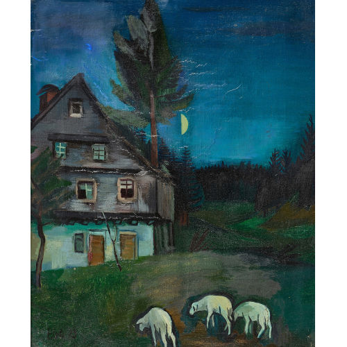 THEO EBLE : 'Mondlandschaft im Schwarzwald' (DOBIASCHOFSKY AUKTIONEN AG)