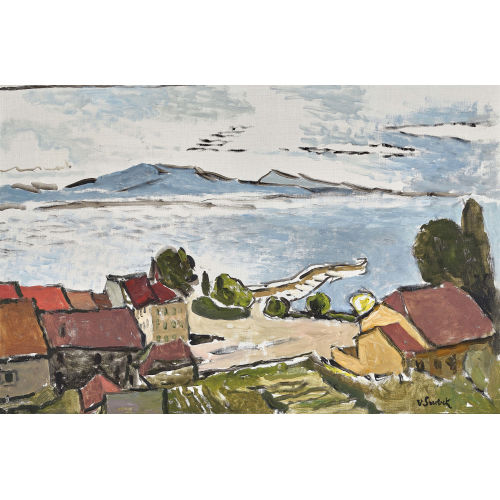 VICTOR SURBEK : Seelandschaft (DOBIASCHOFSKY AUKTIONEN AG)