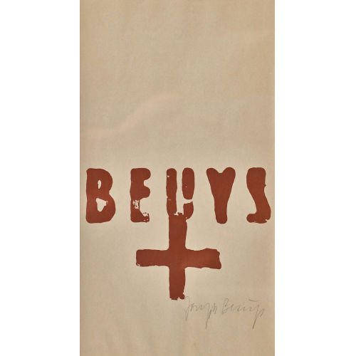 JOSEPH BEUYS : 'Joseph Beuys, Hessisches Museum Darmstadt 1972' (DOBIASCHOFSKY AUKTIONEN AG)