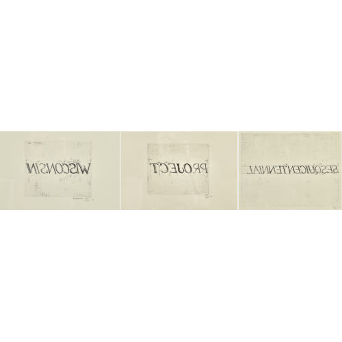BRUCE NAUMAN : 'The Wisconsin Sesquicentennial Project' (DOBIASCHOFSKY AUKTIONEN AG)
