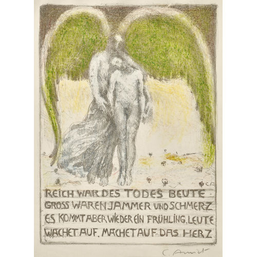 CUNO AMIET : 'Gedenkblatt an den Tod Oscar Millers' (DOBIASCHOFSKY AUKTIONEN AG)