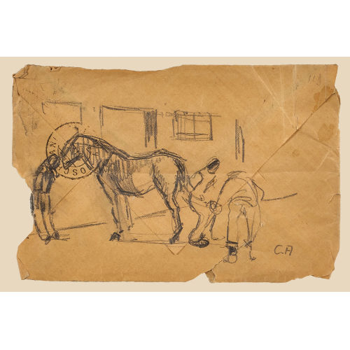 CUNO AMIET : Der Hufbeschlag (DOBIASCHOFSKY AUKTIONEN AG)
