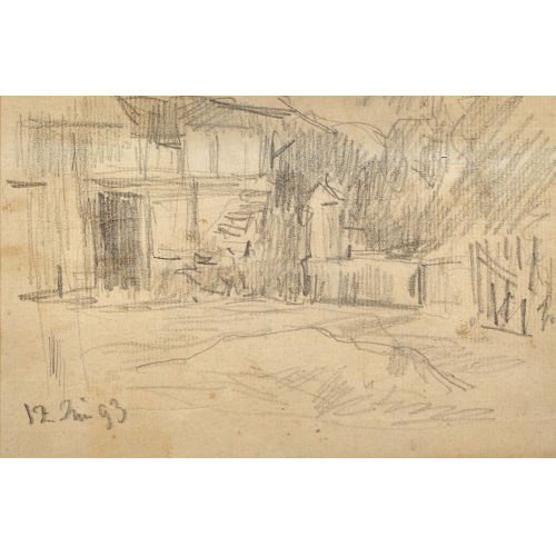 ALBERT ANKER : Das Anker-Haus in Ins/Interieurstudie (DOBIASCHOFSKY AUKTIONEN AG)