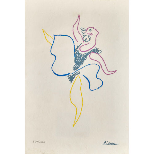 PABLO PICASSO : 'La Bailarina' (DOBIASCHOFSKY AUKTIONEN AG)