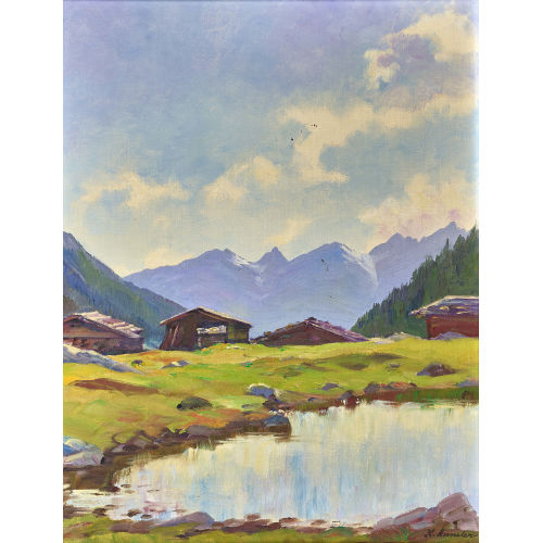 KARL ANNELER : 'Faflerseeli' (DOBIASCHOFSKY AUKTIONEN AG)