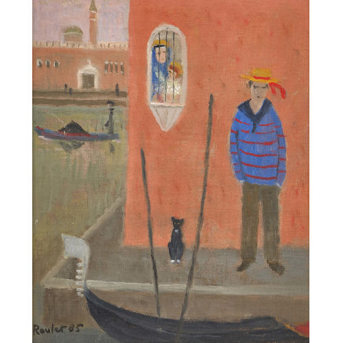HENRY ROULET : 'Le gondolier' (DOBIASCHOFSKY AUKTIONEN AG)
