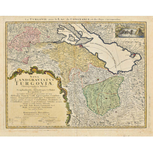GIOVANNI ANTONIO BARTOLOMEO RIZZI ZANNONI : 'Nova Landgraviatus Turgoviae' (DOBIASCHOFSKY AUKTIONEN AG)