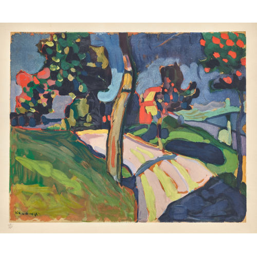 WASSILY KANDINSKY : Paysage (DOBIASCHOFSKY AUKTIONEN AG)