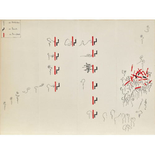 WARJA HONEGGER-LAVATER : 'Pictogramm 2, die Barrikade' (DOBIASCHOFSKY AUKTIONEN AG)