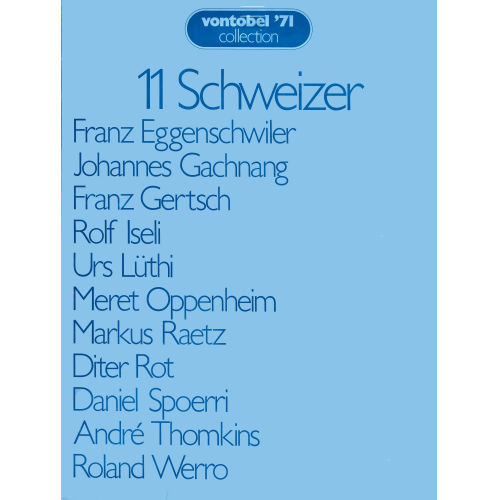 MERET OPPENHEIM : '11 Schweizer' (DOBIASCHOFSKY AUKTIONEN AG)
