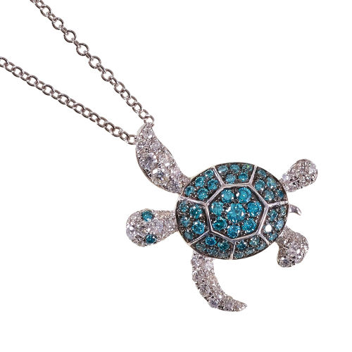 BRILLANT-ANH�NGER MIT KETTE : (DOBIASCHOFSKY AUKTIONEN AG)