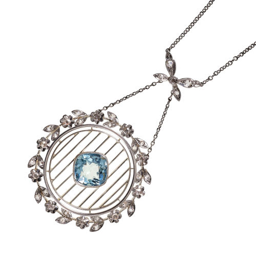 AQUAMARIN-COLLIER : (DOBIASCHOFSKY AUKTIONEN AG)