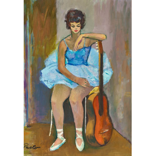 PAUL JAKOB) PAOLO (EIGTL. M�LLER : 'Balleteuse' (DOBIASCHOFSKY AUKTIONEN AG)