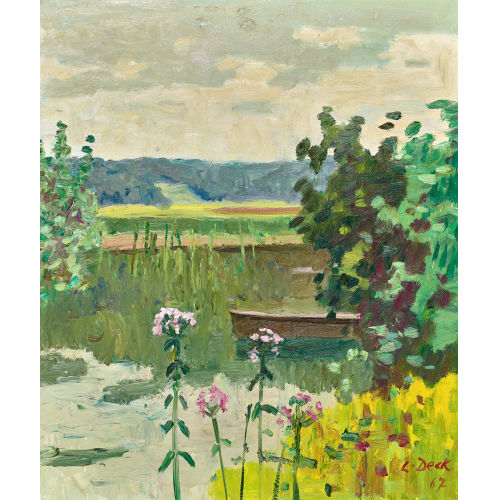 LEO DECK : Gartenpartie (DOBIASCHOFSKY AUKTIONEN AG)