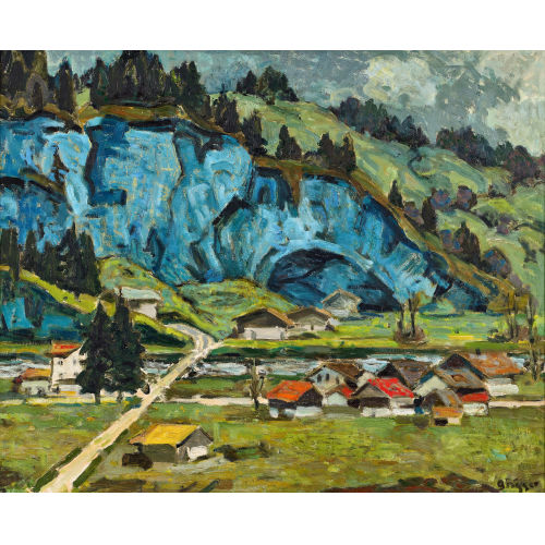 ARNOLD BR�GGER : 'Meiringen (An der Aare)' (DOBIASCHOFSKY AUKTIONEN AG)