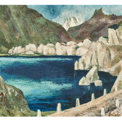 ARNOLD BRGGER : Grimselpass mit Totesee (DOBIASCHOFSKY AUKTIONEN AG)