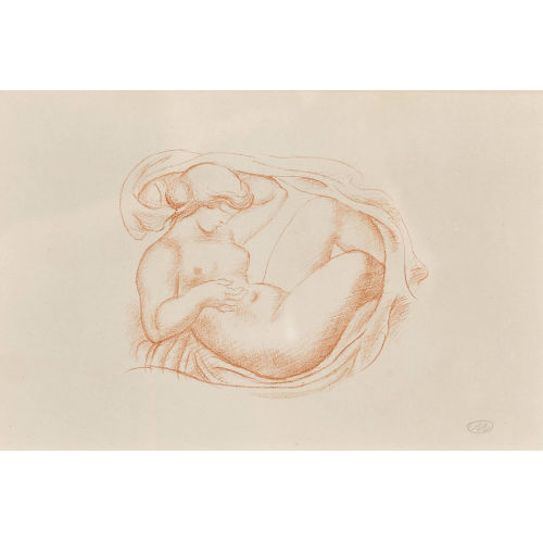 ARISTIDE JOSEPH BONAVENTURE MAILLOL : 'Femme en berceau' (DOBIASCHOFSKY AUKTIONEN AG)