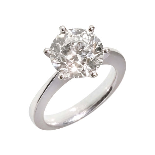 SOLITAIRE-RING : (DOBIASCHOFSKY AUKTIONEN AG)