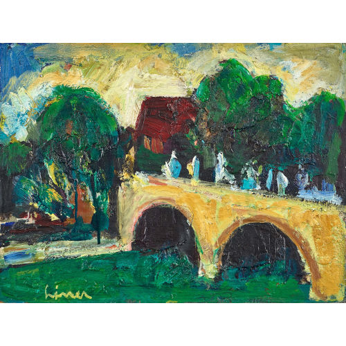 CARL WALTER LINER : Br�cke in Paris (DOBIASCHOFSKY AUKTIONEN AG)