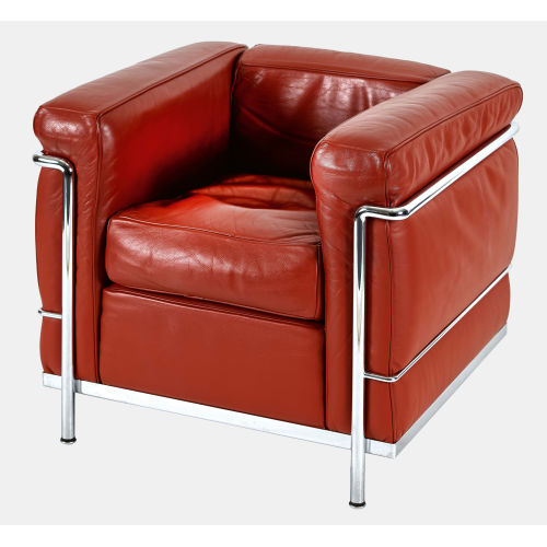 CHARLES-�DOUARD) LE CORBUSIER (EIGTL. JEANNERET : Sessel 'Grand Confort LC2' (Ausf�hrung Cassina) (DOBIASCHOFSKY AUKTIONEN AG)