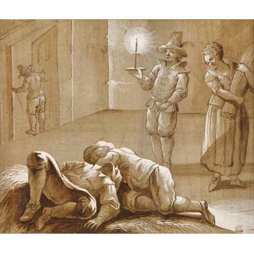 CORNELISZ TROOST : N�chtlicher Besuch (DOBIASCHOFSKY AUKTIONEN AG)