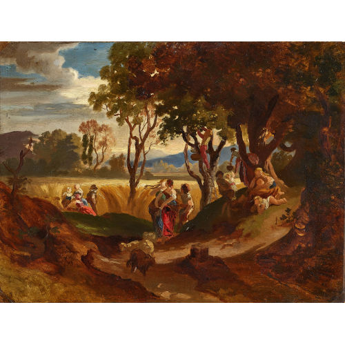 19. JH. SCHWEIZ : Erntezeit (DOBIASCHOFSKY AUKTIONEN AG)