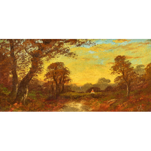G�LY : Landschaft mit B�umen und B�uerin (DOBIASCHOFSKY AUKTIONEN AG)
