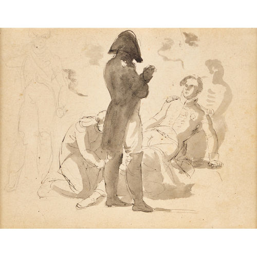 JOSEPH I LANZEDELLY : Napoleon Bonaparte und Jean Lannes (Schlacht bei Aspern) (DOBIASCHOFSKY AUKTIONEN AG)
