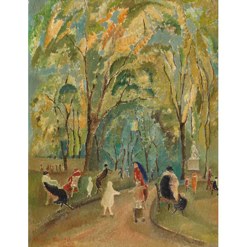 ALICE BAILLY : 'Promenades � travers Paris. L'all�e sous l'automne' (DOBIASCHOFSKY AUKTIONEN AG)