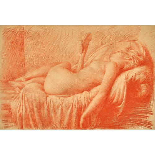 AUR�LE-REN� BARRAUD : 'Le nu couch�' (DOBIASCHOFSKY AUKTIONEN AG)