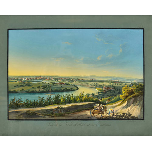 JOHANN LUDWIG BLEULER : 'V�e de la Ville de B�le et ses Environs' (DOBIASCHOFSKY AUKTIONEN AG)