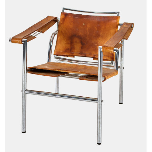 CHARLES-�DOUARD) LE CORBUSIER (EIGTL. JEANNERET : Fauteuil LC PJ (DOBIASCHOFSKY AUKTIONEN AG)