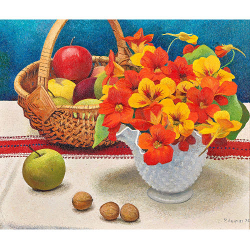 PIERRE JAQUES : 'Capucines et pommes' (DOBIASCHOFSKY AUKTIONEN AG)