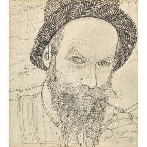 ERNEST BI�LER : 'Autoportrait' (DOBIASCHOFSKY AUKTIONEN AG)