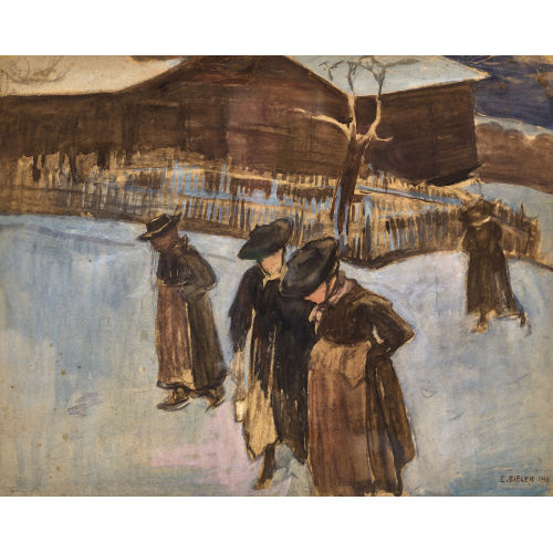 ERNEST BI�LER : '�tude pour La Nuit de No�l' (DOBIASCHOFSKY AUKTIONEN AG)