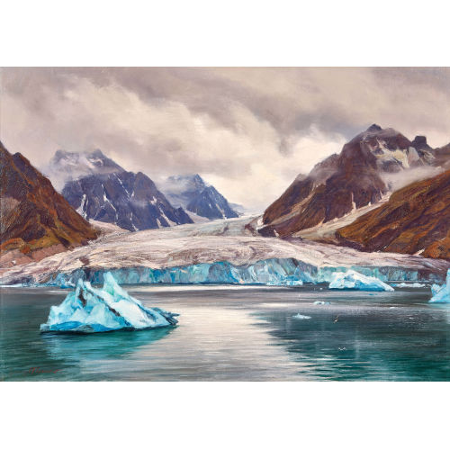 GEORG MACCO : 'Magdalenenbay, Spitzbergen (Gully-Gletscher)' (DOBIASCHOFSKY AUKTIONEN AG)