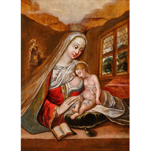 17. JH. FL�MISCH : Maria mit Kind (DOBIASCHOFSKY AUKTIONEN AG)