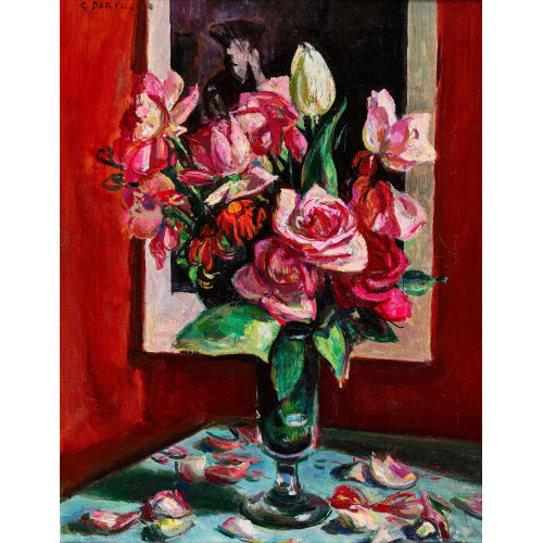 GEORGES DAREL : Bouquet de fleurs (DOBIASCHOFSKY AUKTIONEN AG)