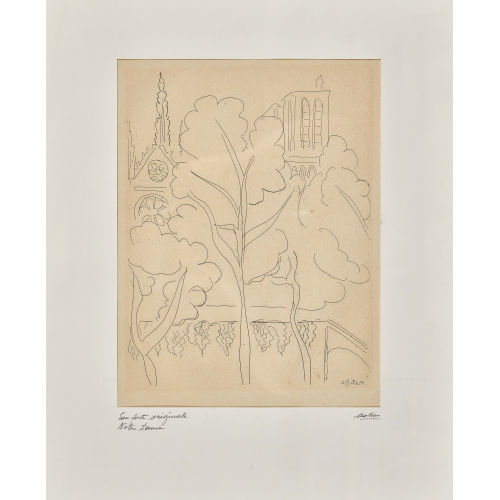 HENRI MATISSE : 'La Cit� - Notre-Dame' (DOBIASCHOFSKY AUKTIONEN AG)