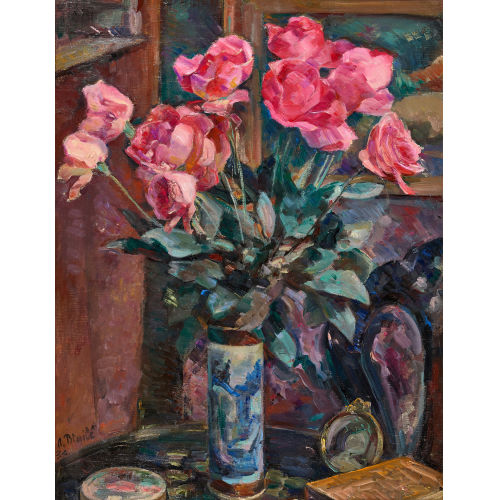 ALFRED-HENRI BLAIL� : 'Roses au vase de Chine' (DOBIASCHOFSKY AUKTIONEN AG)