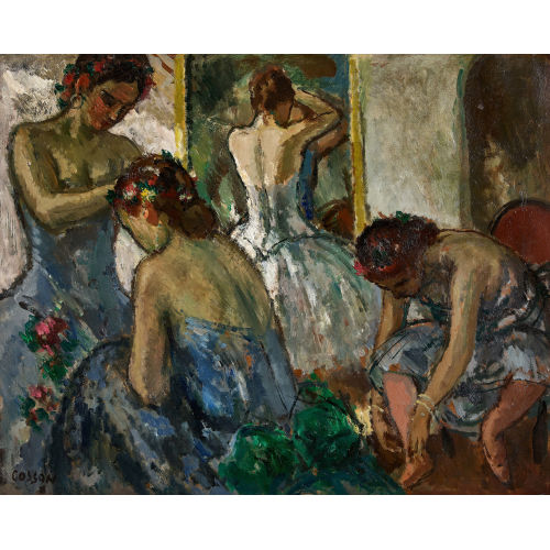 JEAN LOUIS MARCEL COSSON : Ballerines dans leur loge (DOBIASCHOFSKY AUKTIONEN AG)