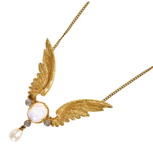 OPAL-BRILLANT-COLLIER : (DOBIASCHOFSKY AUKTIONEN AG)