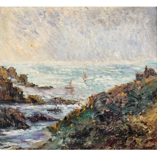HENRY MORET : K�stenlandschaft (DOBIASCHOFSKY AUKTIONEN AG)