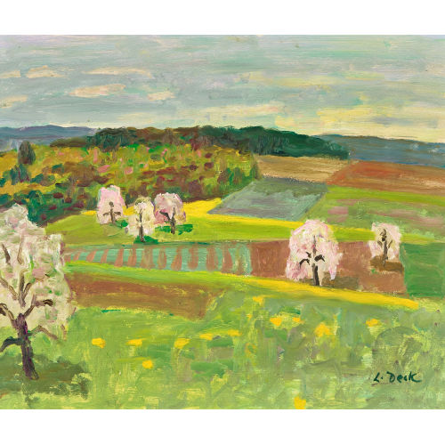 LEO DECK : 'Fr�hling im Emmental' (DOBIASCHOFSKY AUKTIONEN AG)